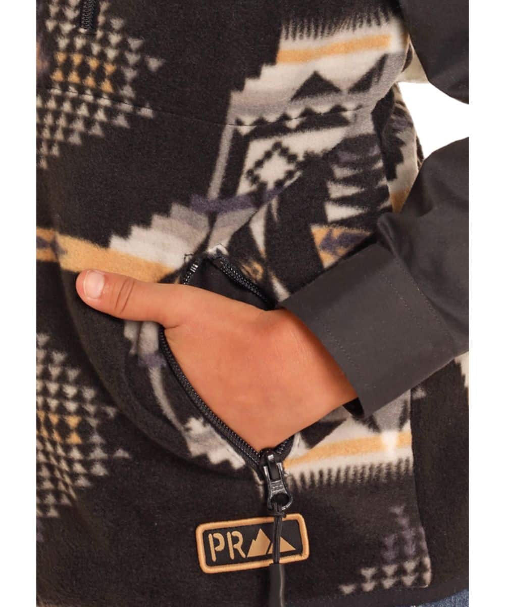 Panhandle Boys' Powder River Aztec Vest - Image 3