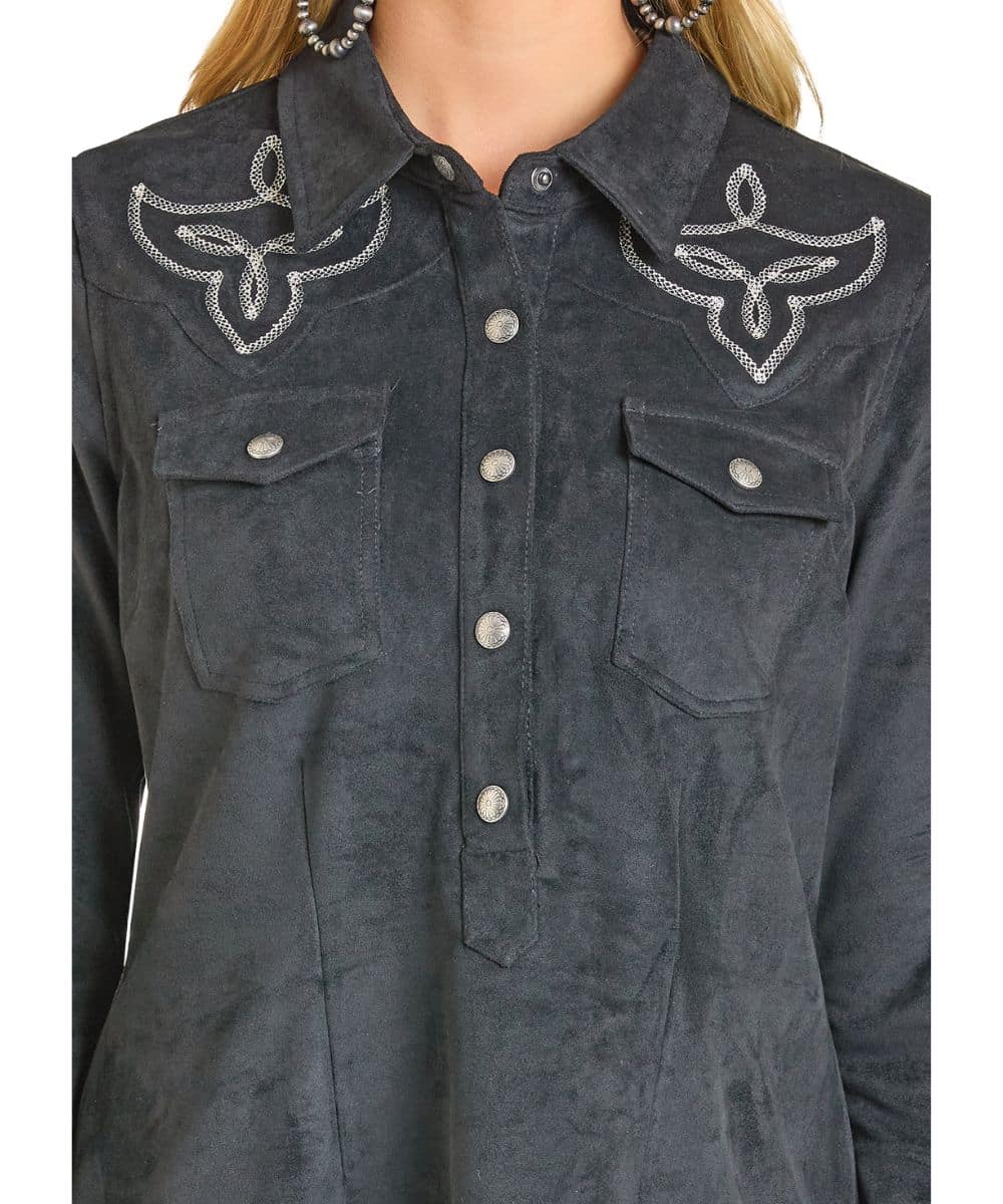 Panhandle Slim Women's Henley Dress - Image 3