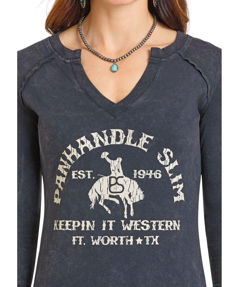 Panhandle Slim Women's Western Tee - Image 2