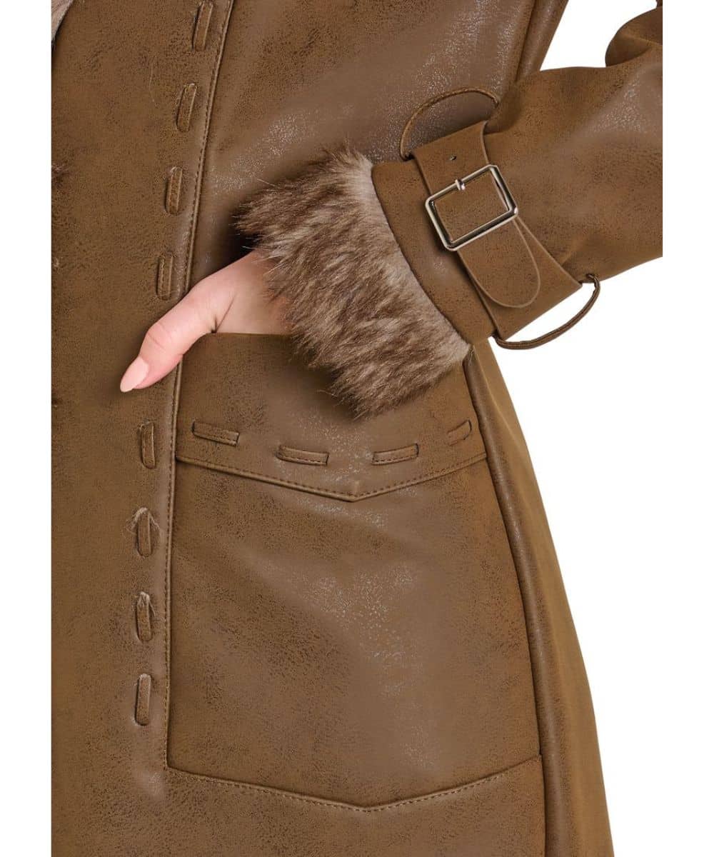 Panhandle Women's Powder River Pleather Coat - Image 3