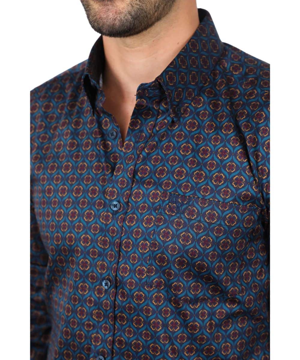 Platini Men's Button Down Shirt - Image 3