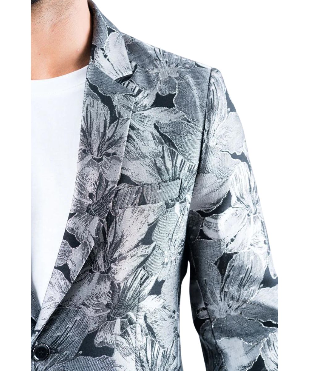 Platini Men's Floral Blazer - Image 3