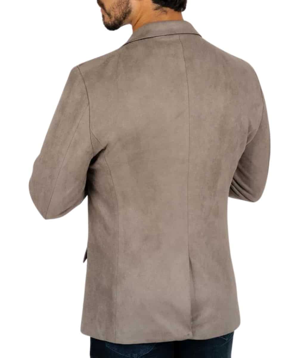 Platini Men's Mink Suede Blazer - Image 2
