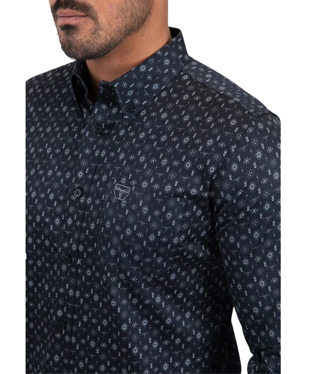 Platini Men's Big & Tall Button Down Shirt - Image 3
