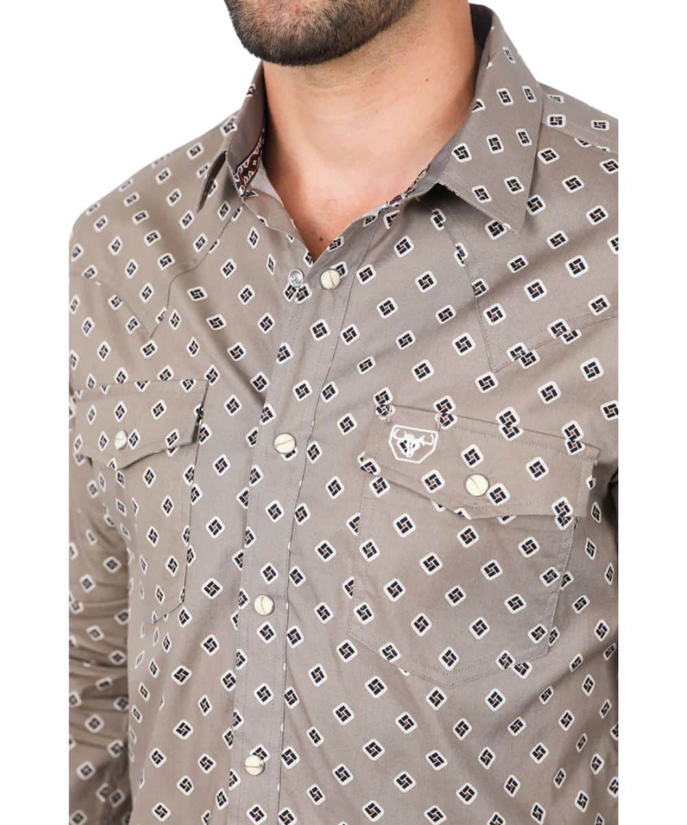 Platini Men's Western Snap Shirt - Image 3