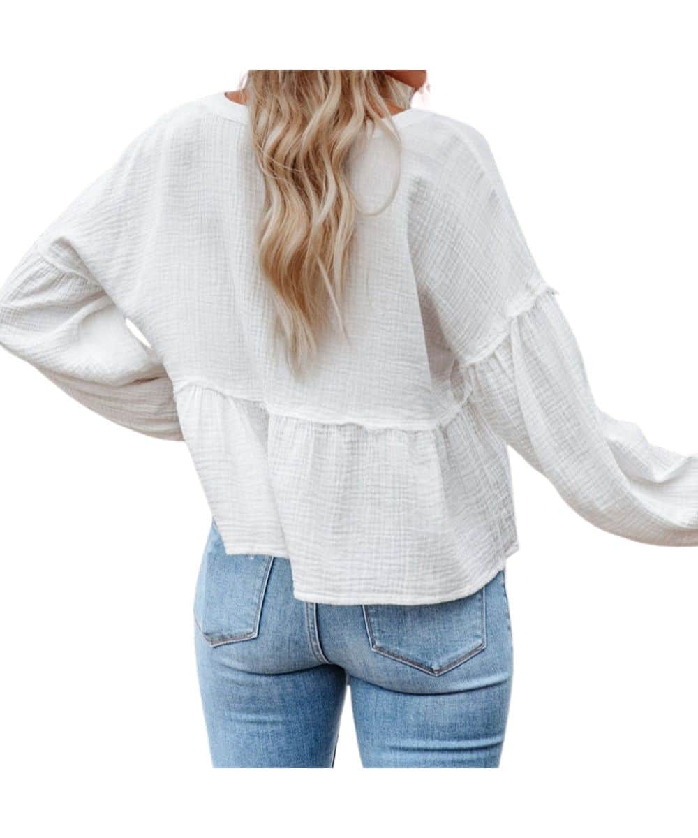 Pretty Bash Women's Peplum Blouse - Image 2