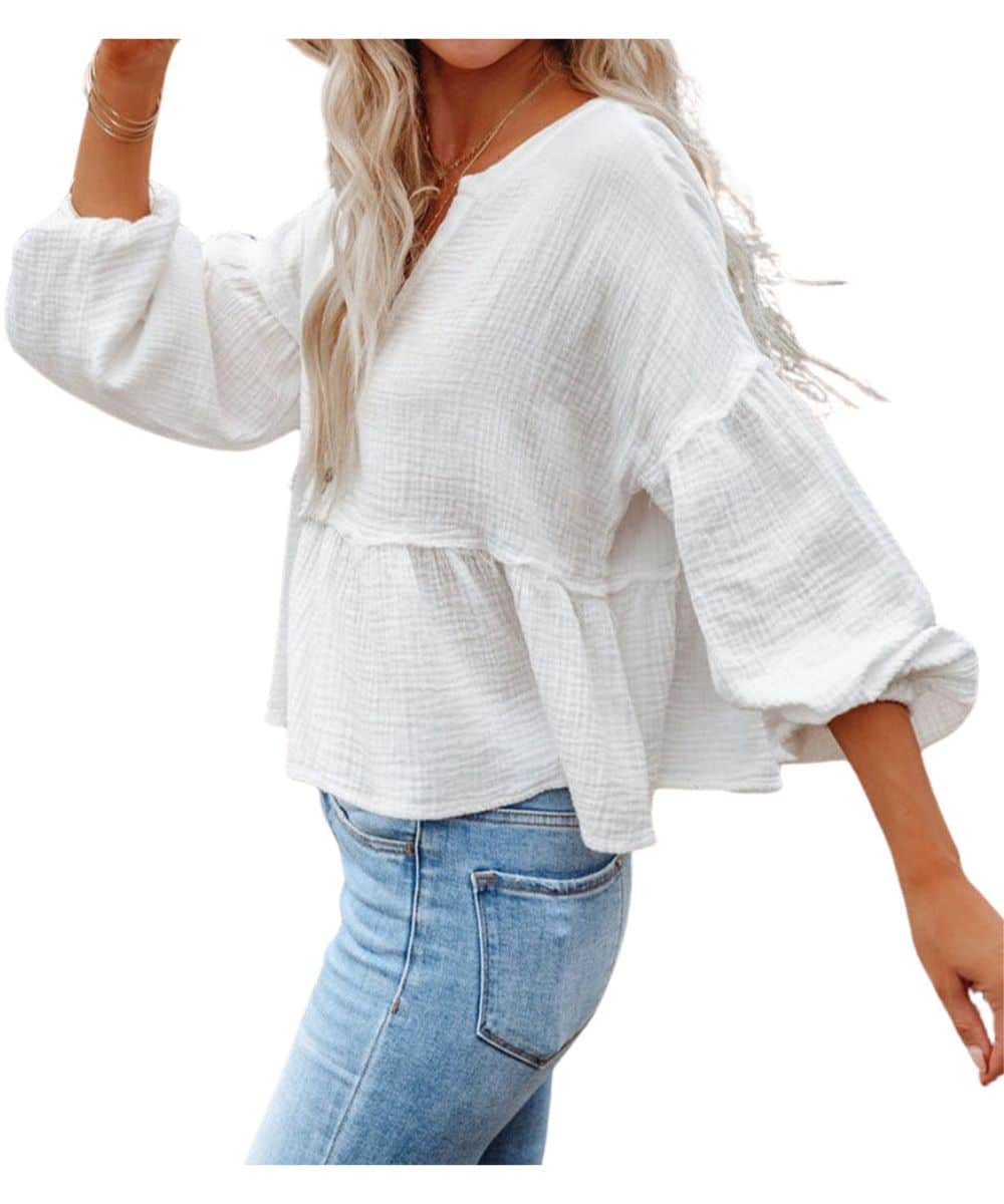 Pretty Bash Women's Peplum Blouse - Image 3