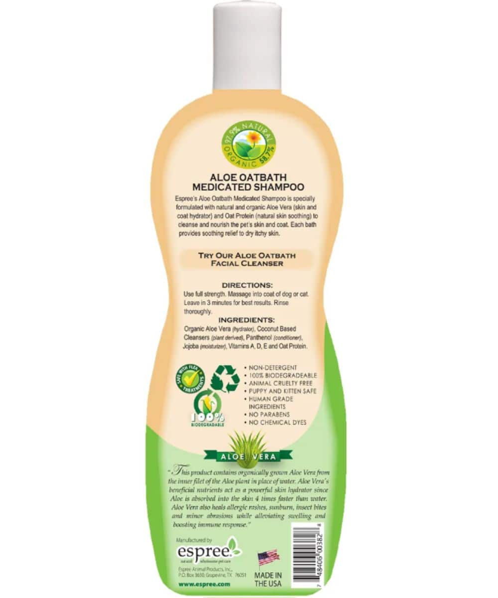 R.J. Matthews Aloe Oatbath Dog & Cat Shampoo - Image 2