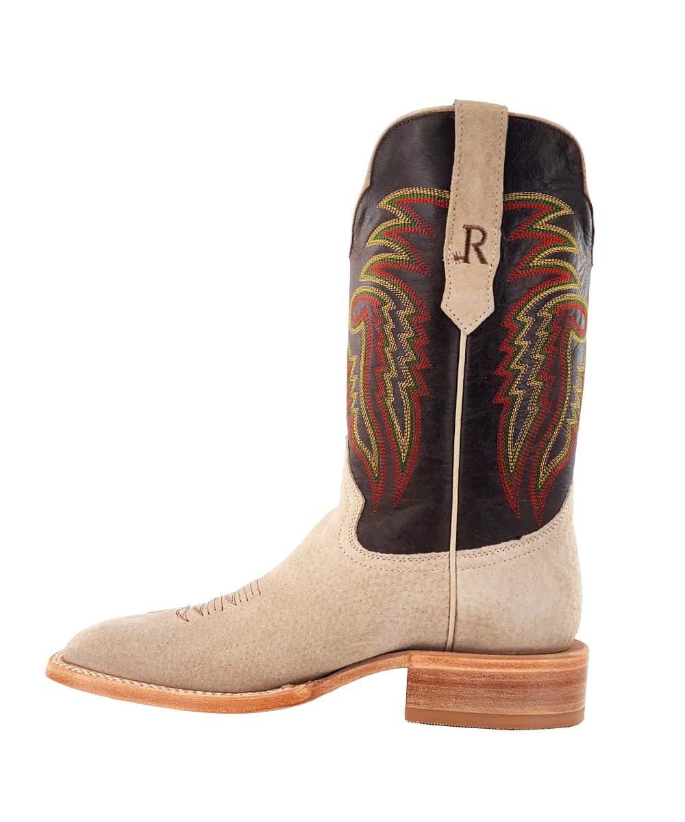 R. Watson Women's Bone Boar Western Boot - Image 2