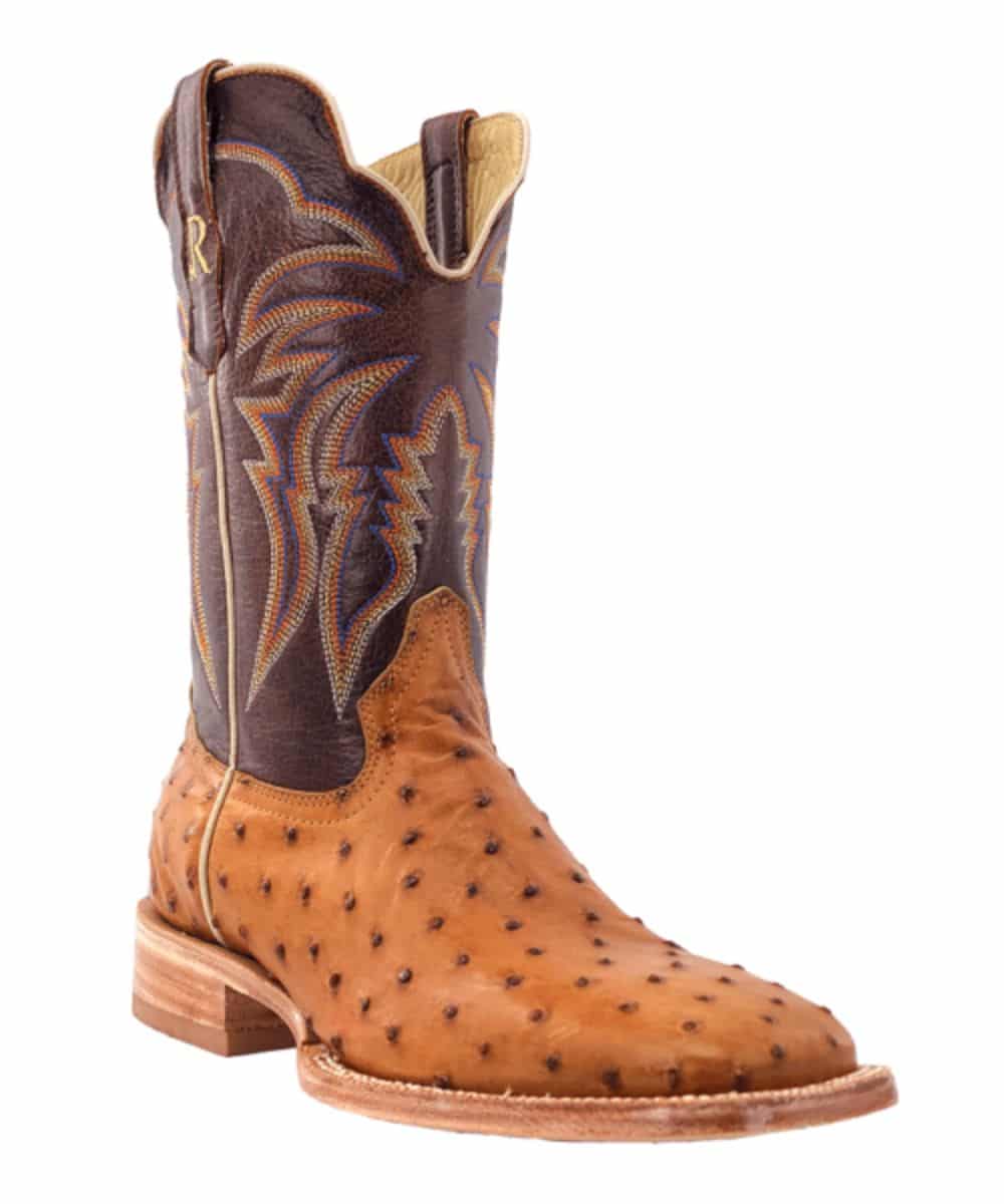 R. Watson Men's Full Quill Ostrich Boot