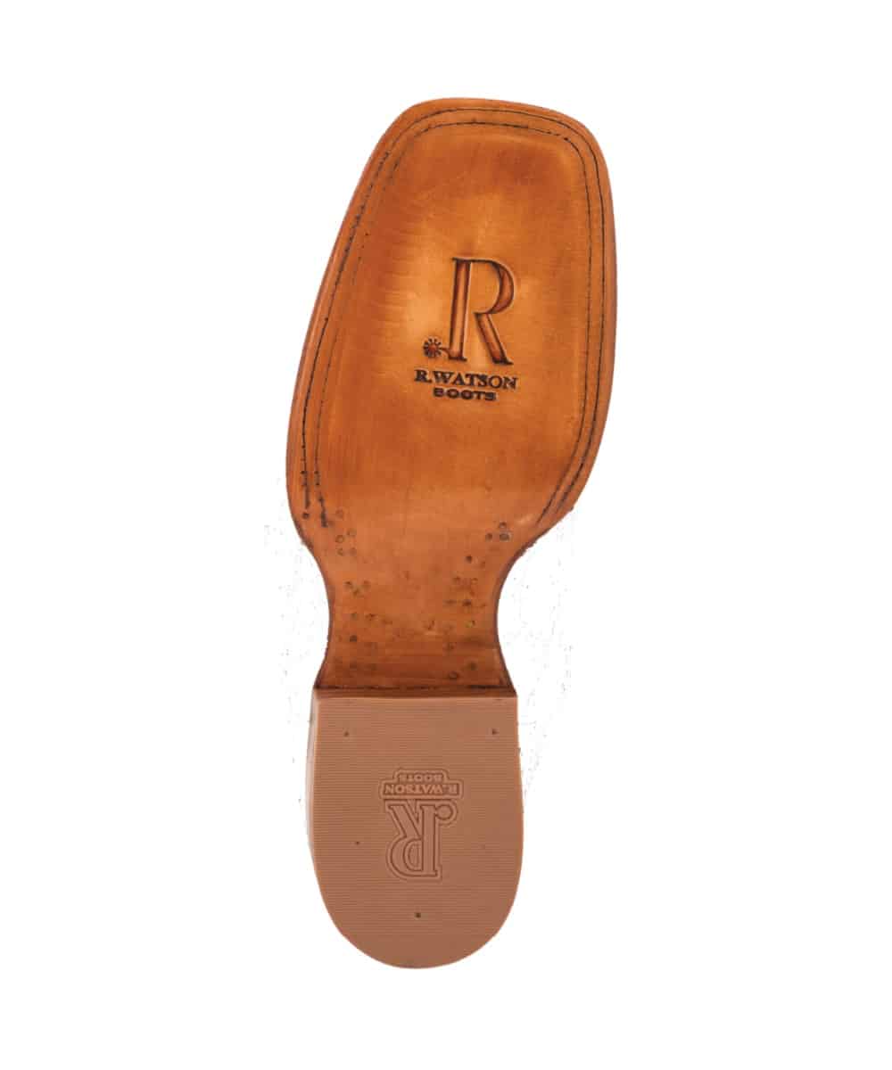 R. Watson Men's Hornback Caiman Tail Boot - Image 4