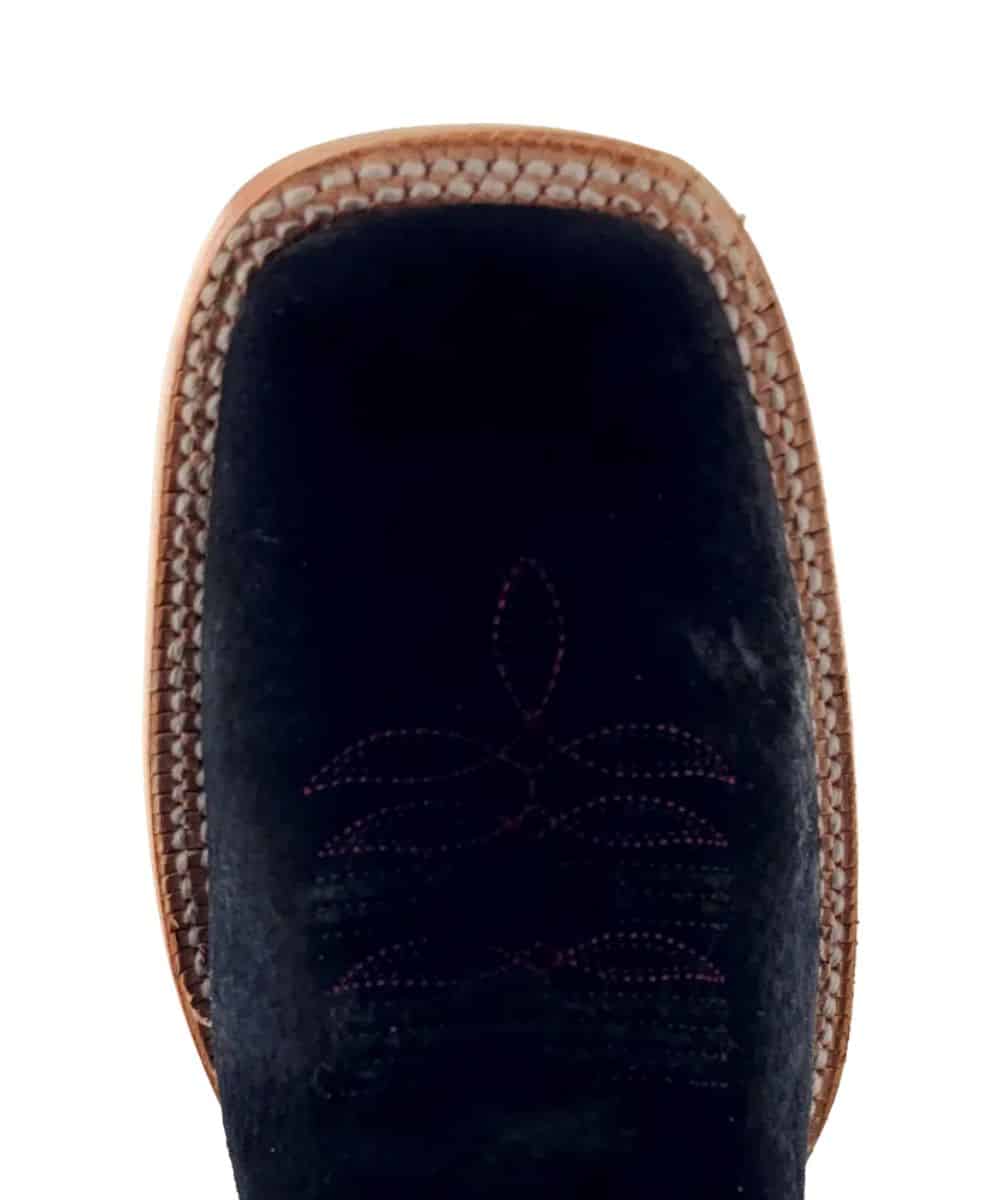 R. Watson Women's Black Boar Western Boot - Image 3