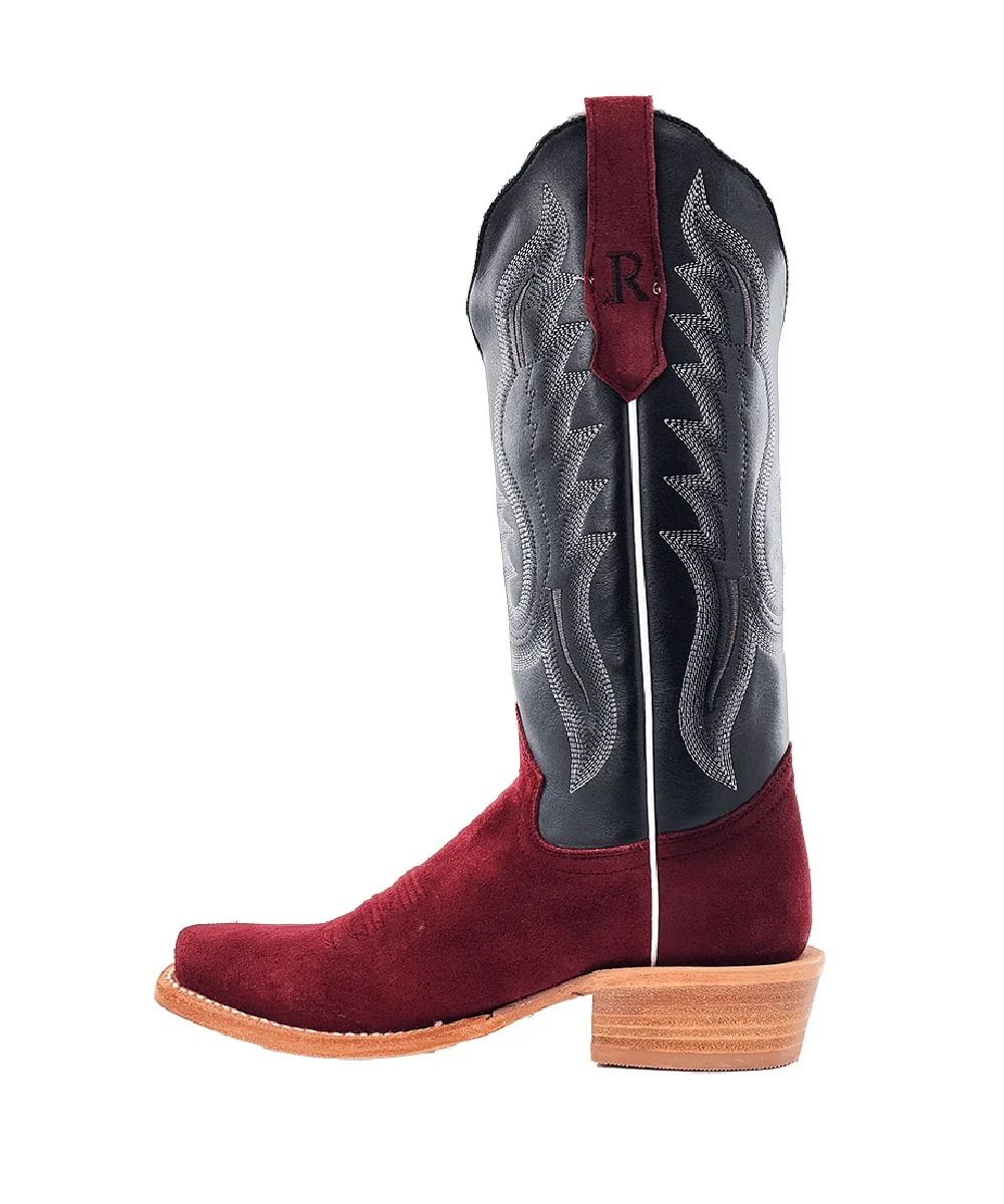 R. Watson Women's Rhubarb Rough Out Boot - Image 3
