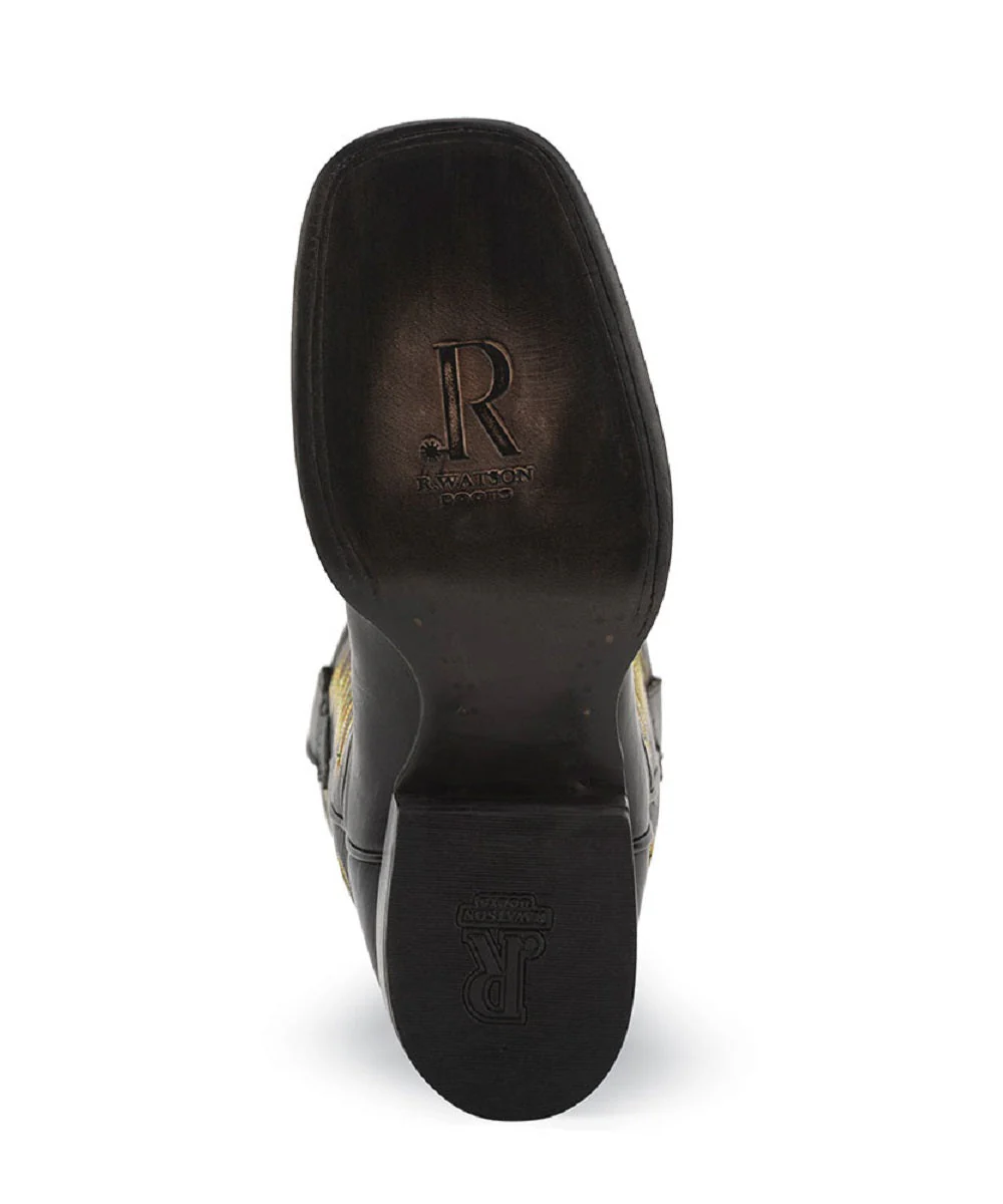 R. Watson Men's Cowhide Western Boot - Image 4