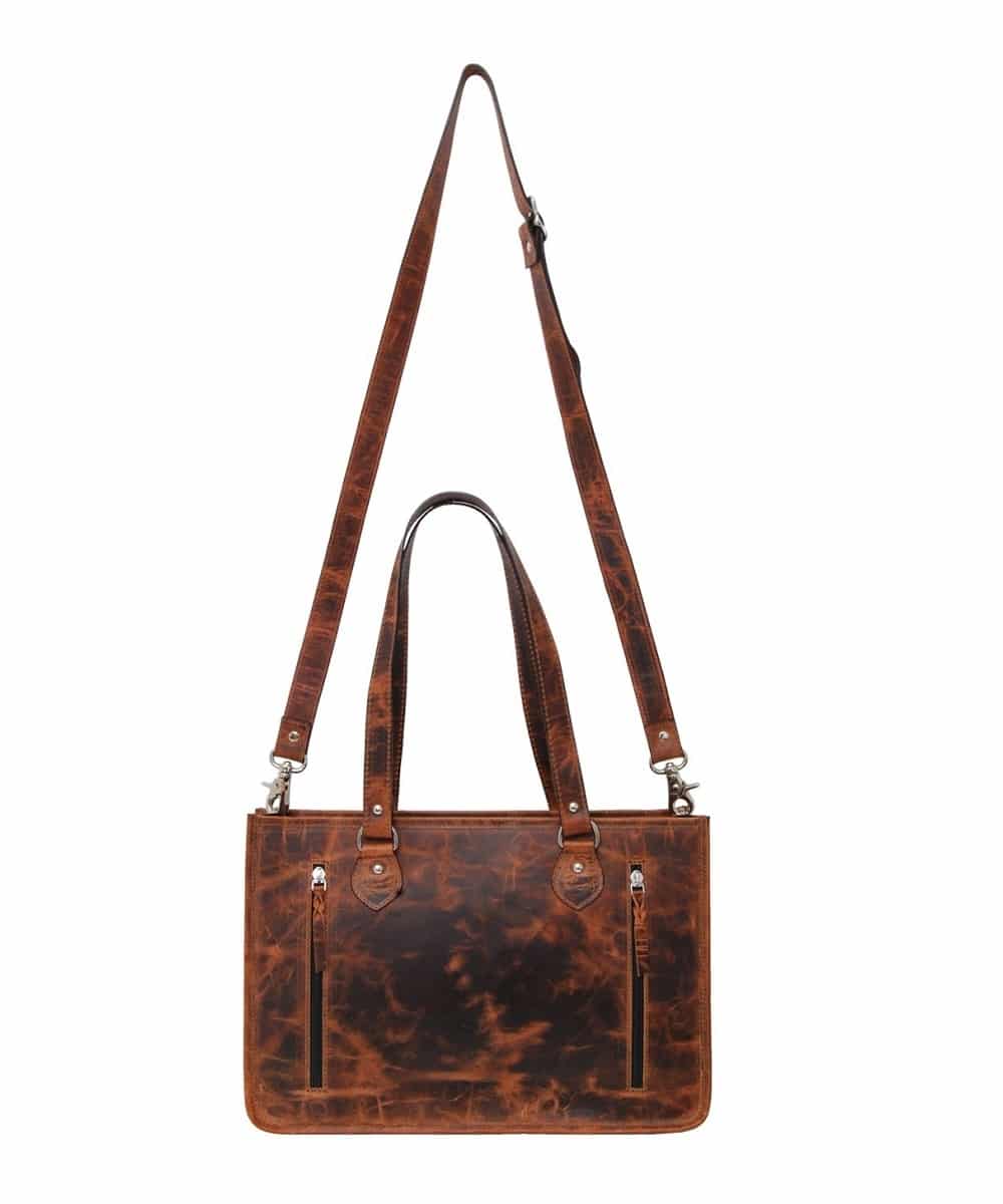Rafter T Ranch Women's Tooled Tote Bag - Image 2