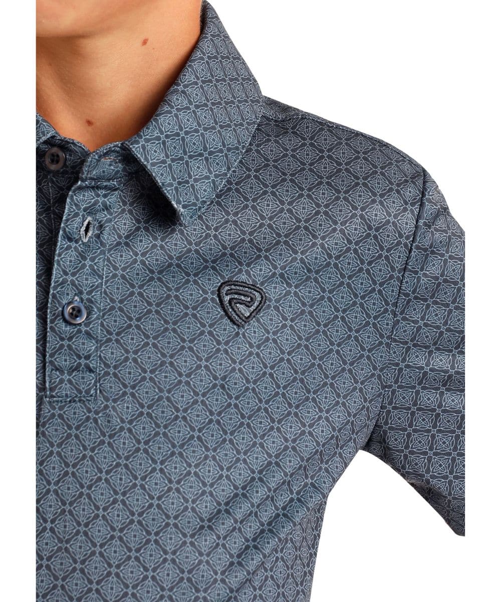 Rock & Roll Cowboy Boys' Polo Shirt - Image 2