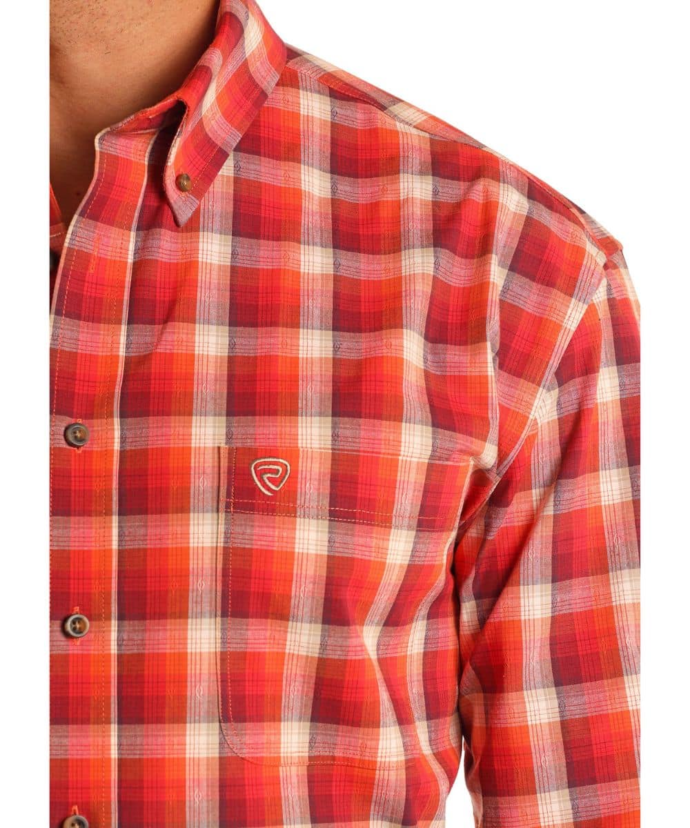 Rock & Roll Cowboy Men's Button Down Shirt - Image 2