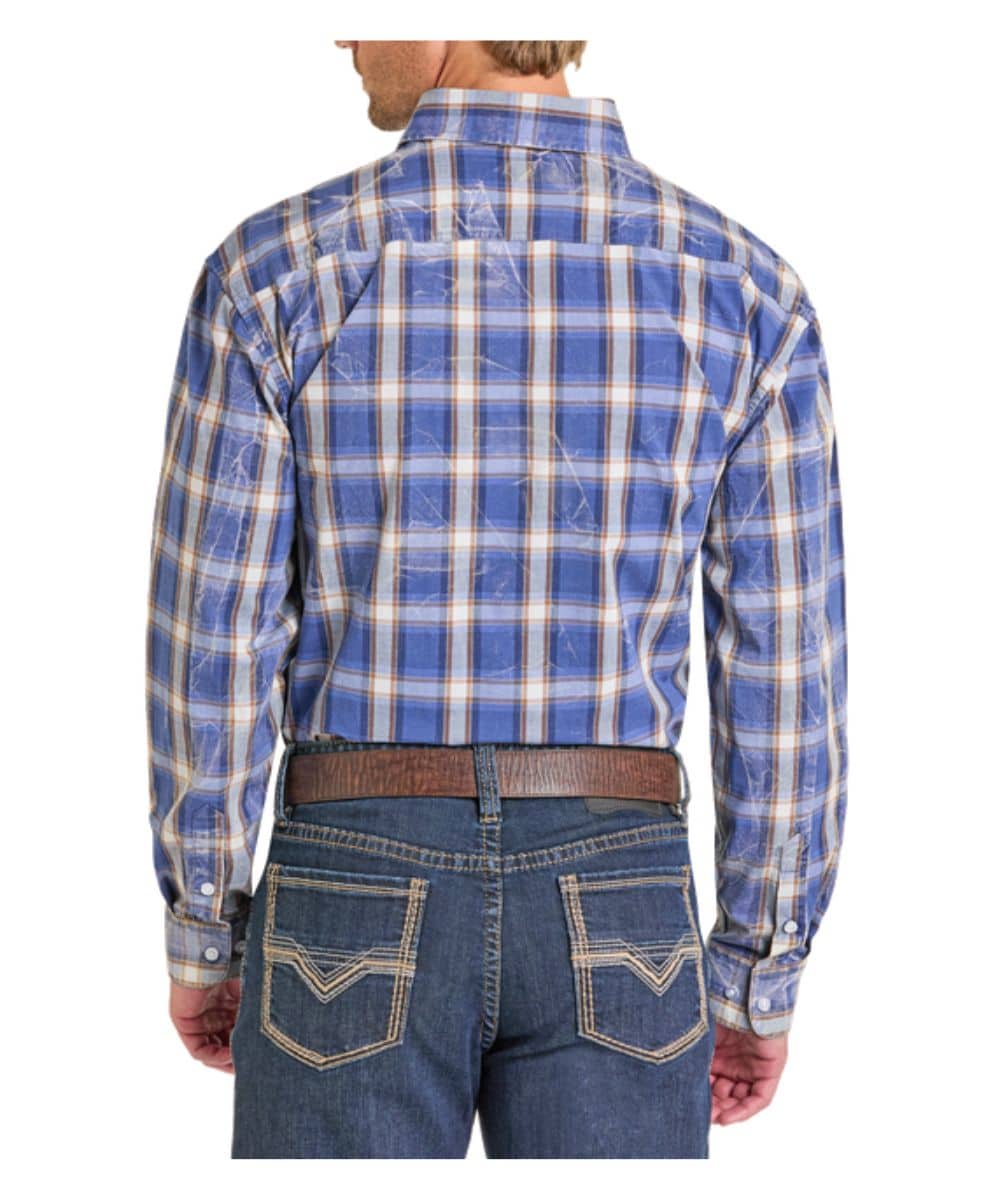 Rock & Roll Cowboy Men's Button Down Shirt - Image 2