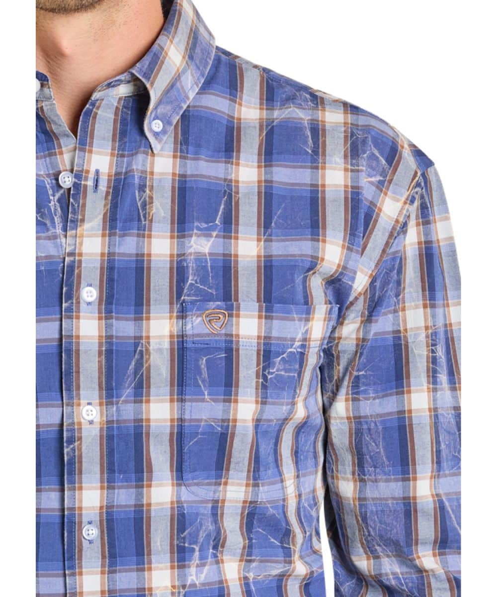 Rock & Roll Cowboy Men's Button Down Shirt - Image 3
