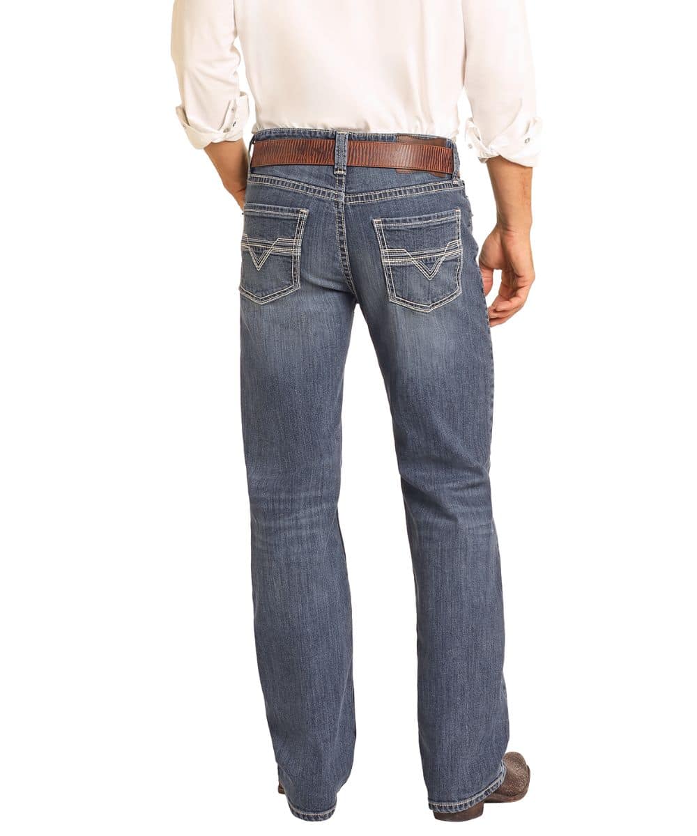 Rock & Roll Cowboy Men's Double Barrel Straight Jean - Image 2
