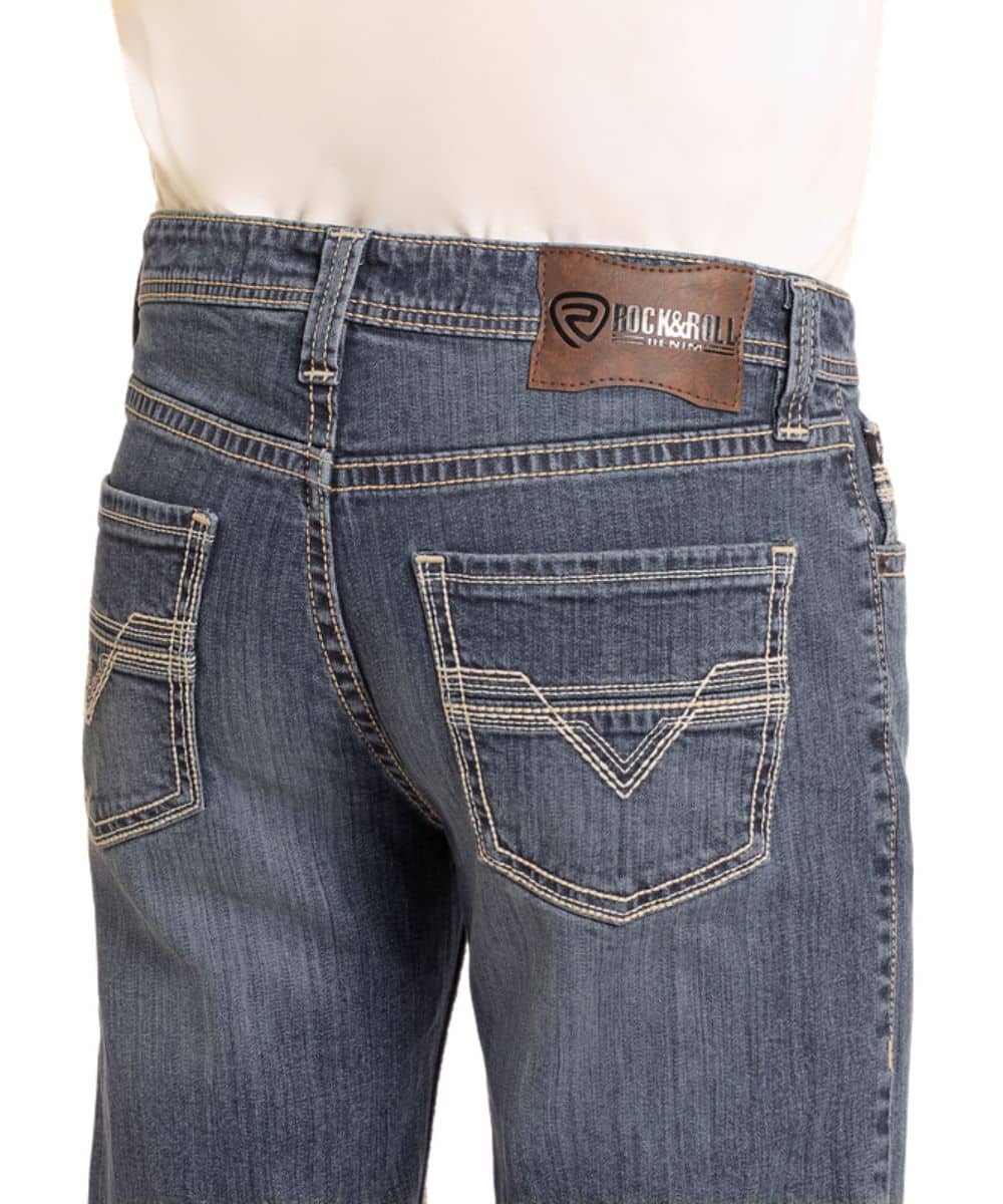 Rock & Roll Cowboy Men's Double Barrel Straight Jean - Image 3