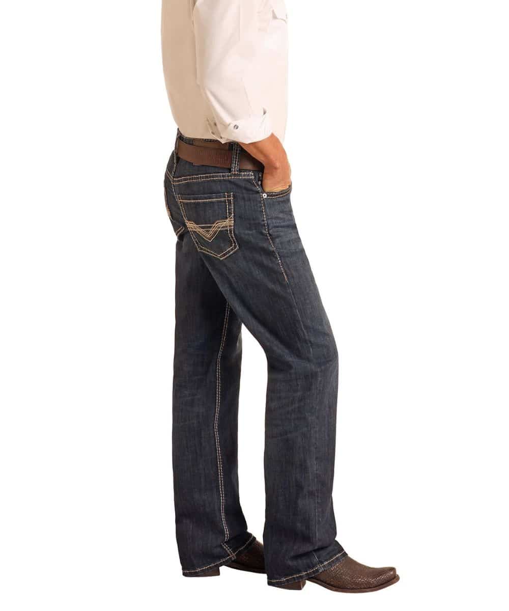 Rock & Roll Cowboy Men's Double Barrel Straight Jean - Image 3