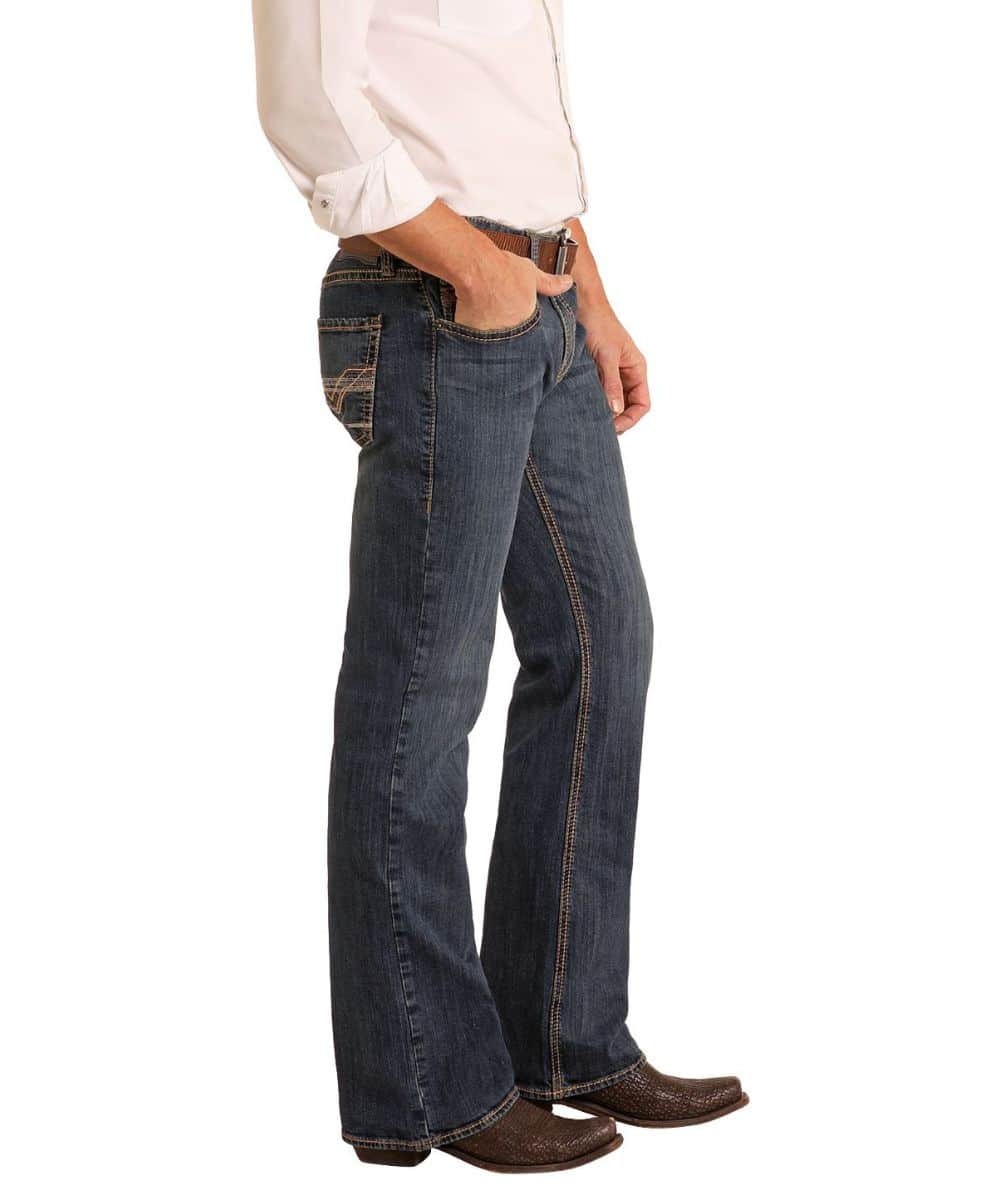 Rock & Roll Cowboy Men's Pistol Boot Cut Jean - Image 3