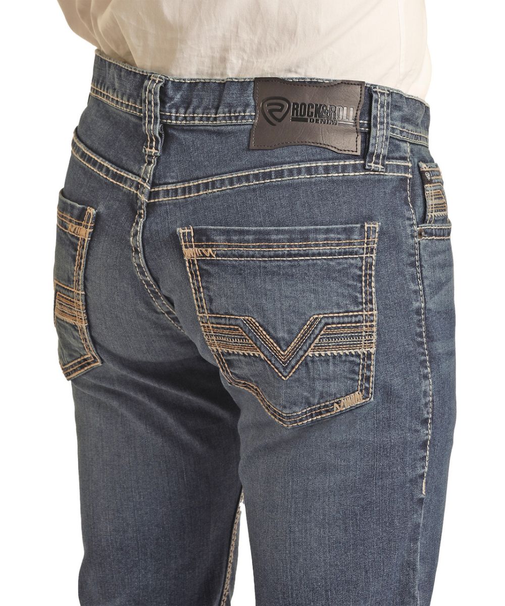 Rock & Roll Cowboy Men's Slim Straight Jean - Image 3