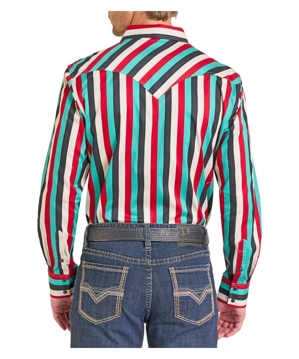 Rock & Roll Cowboy Men's Snap Shirt - Image 2