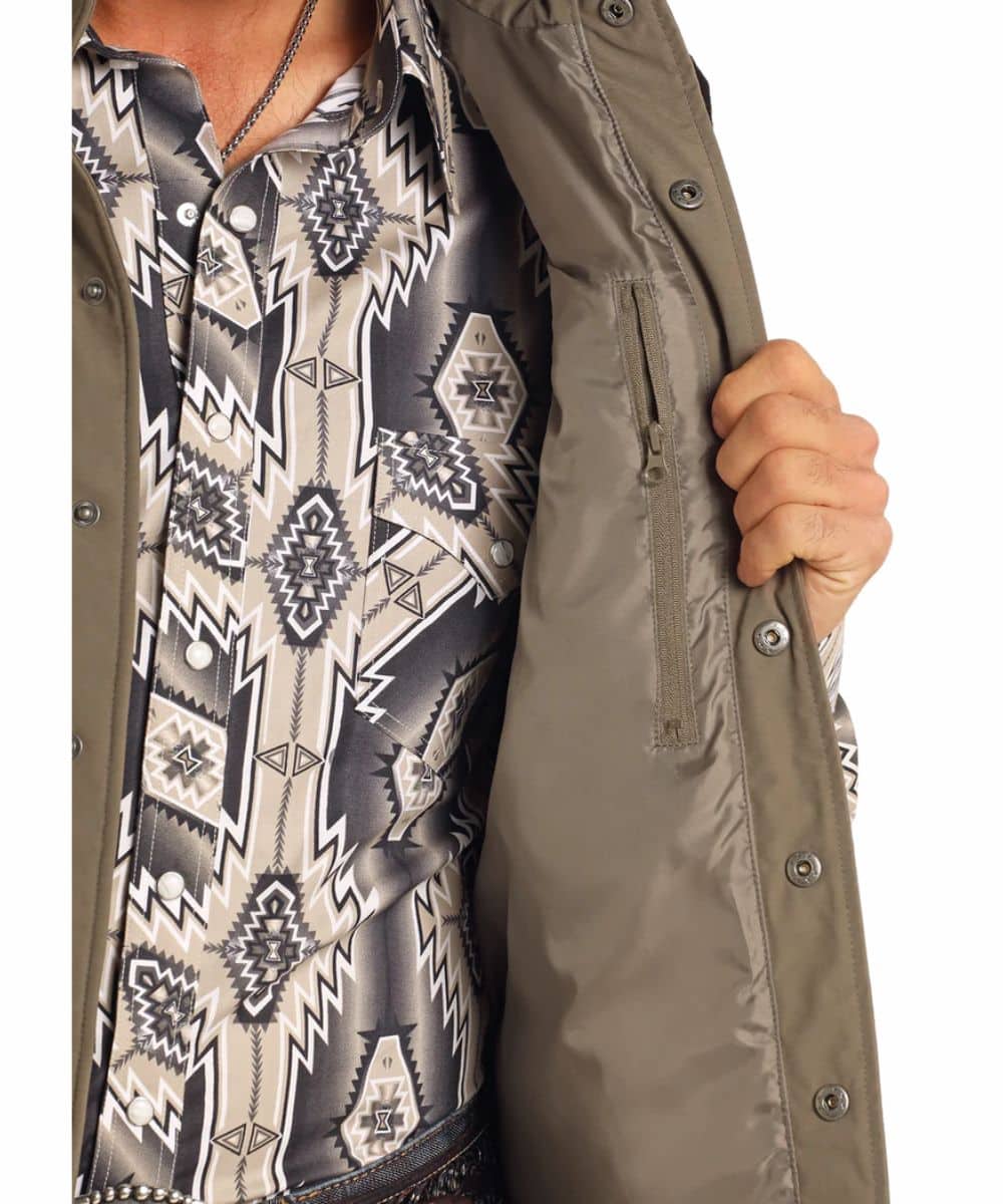 Rock & Roll Cowboy Men's Vintage '46 Puffer Vest - Image 3