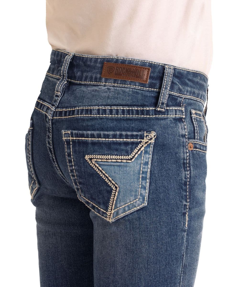 Rock & Roll Cowgirl Girls' Boot Cut Jean - Image 4