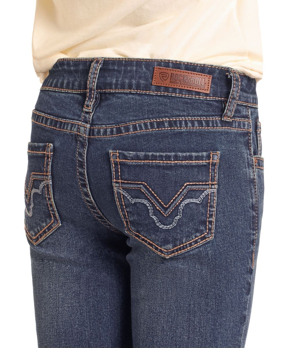 Rock & Roll Cowgirl Girls' Boot Cut Jean - Image 3