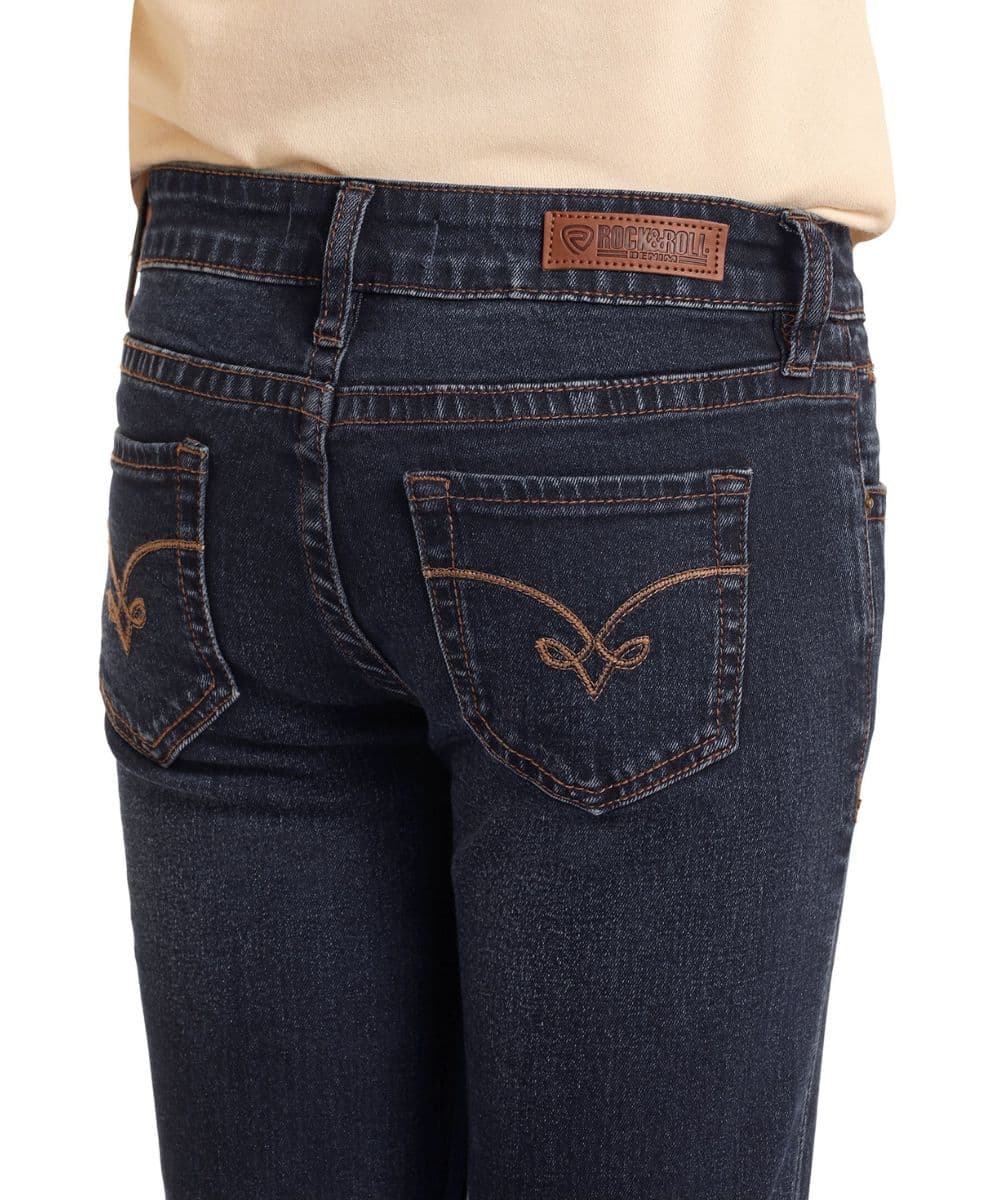 Rock & Roll Cowgirl Girls' Rope Trouser Jean - Image 3