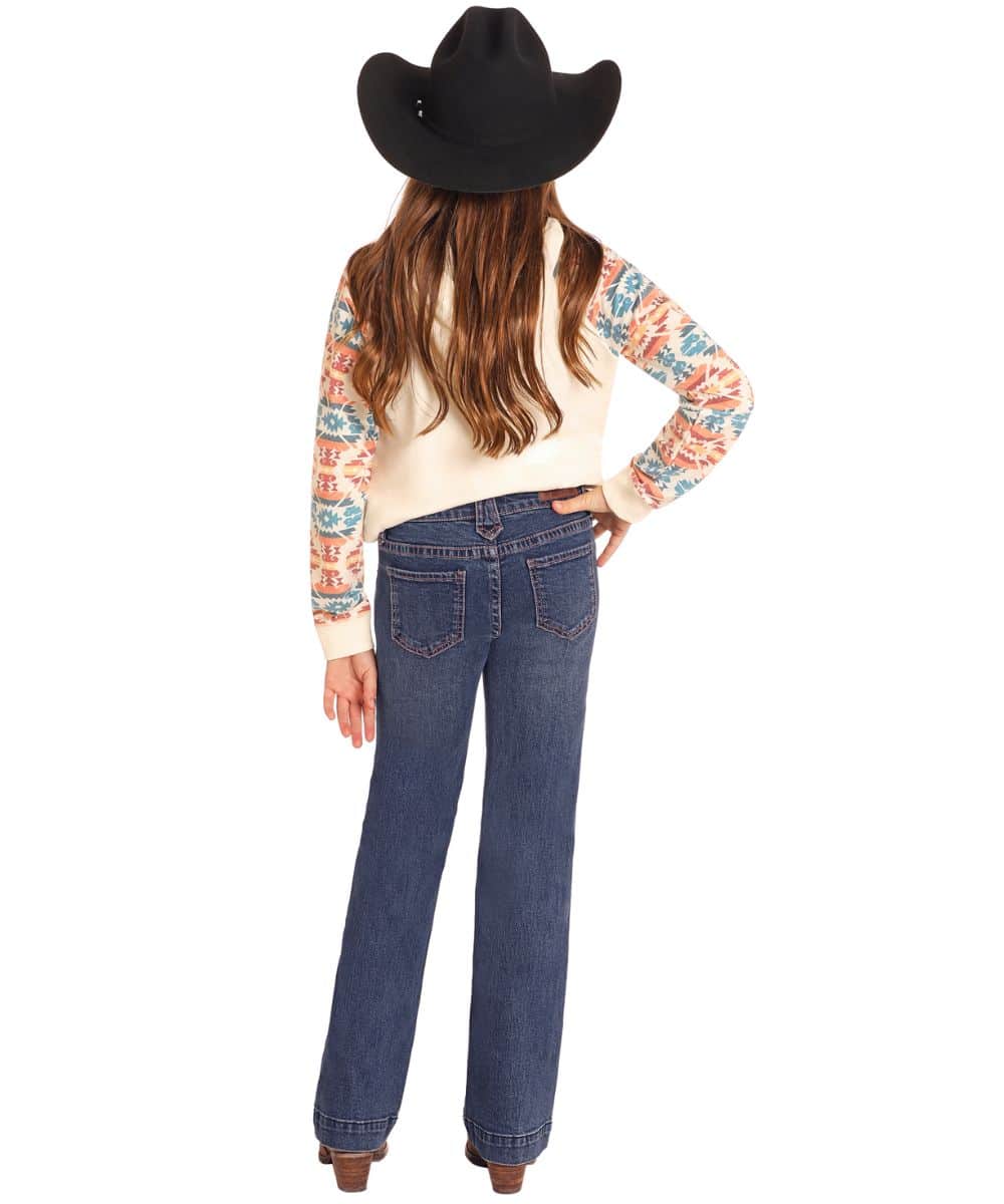 Rock & Roll Cowgirl Girls' Trouser Jean - Image 2