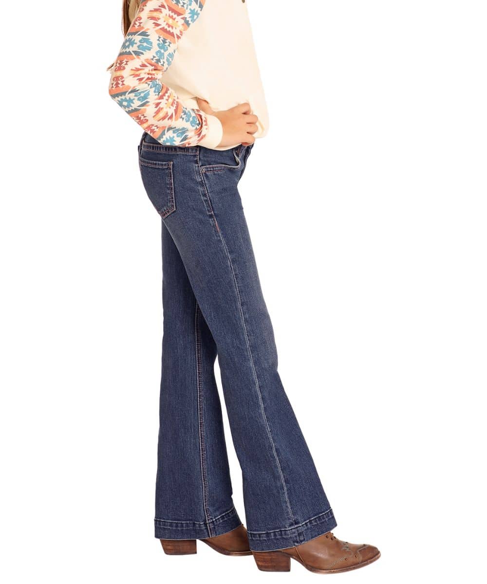 Rock & Roll Cowgirl Girls' Trouser Jean - Image 4