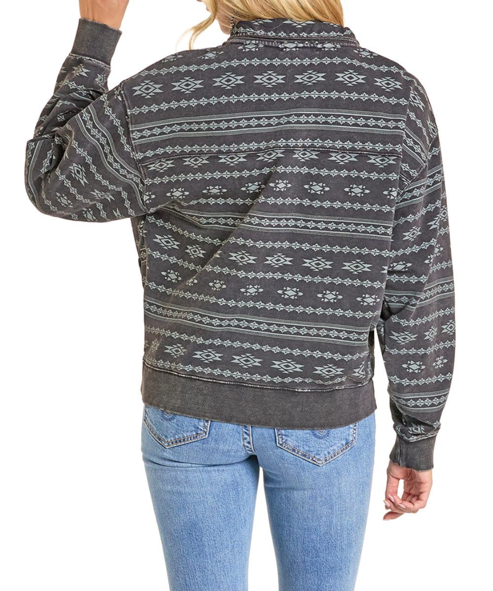 Rock & Roll Cowgirl Women's Aztec Pullover - Image 2