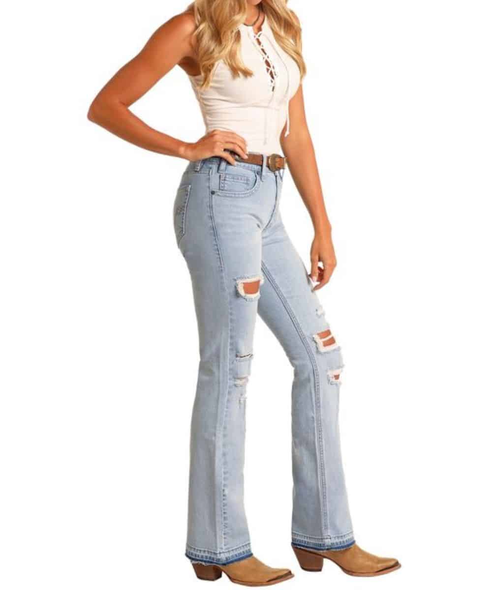 Rock & Roll Cowgirl Women's Boot Cut Jean - Image 3