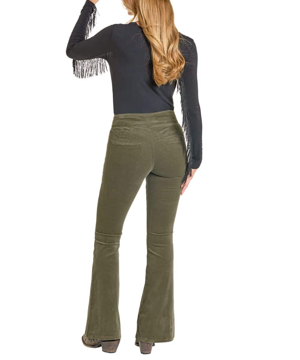Rock & Roll Cowgirl Women's Corduroy Flare Jean - Image 2