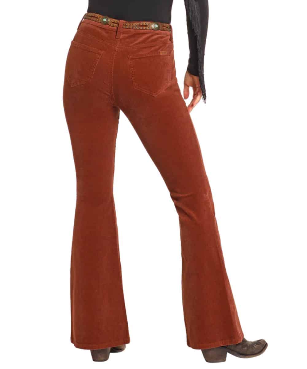 Rock & Roll Cowgirl Women's Corduroy Flare Jean - Image 2