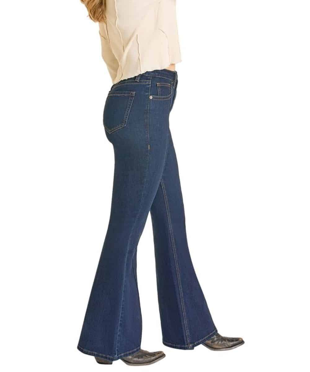 Rock & Roll Cowgirl Women's Flare Jean - Image 3