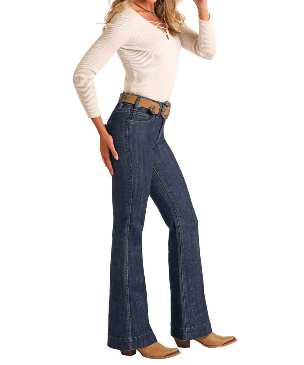 Rock & Roll Cowgirl Women's Trouser Jean - Image 3