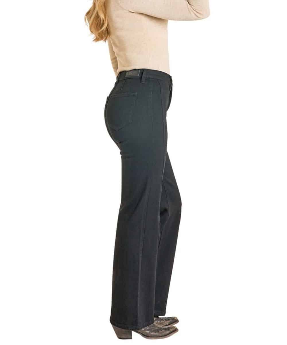 Rock & Roll Cowgirl Women's Wide Leg Jean - Image 3