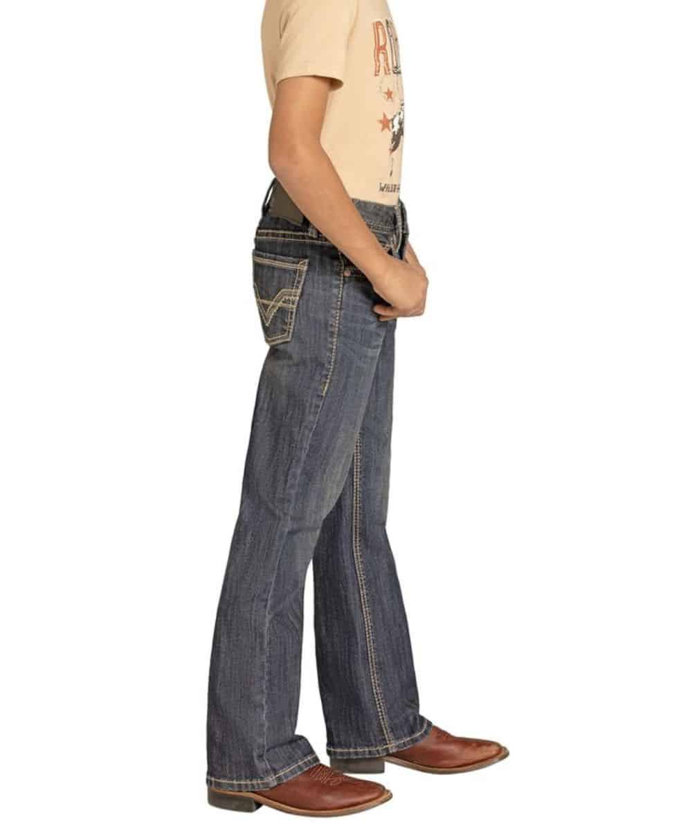 Rock & Roll Denim Boys' ReFlex Boot Cut Jean - Image 3