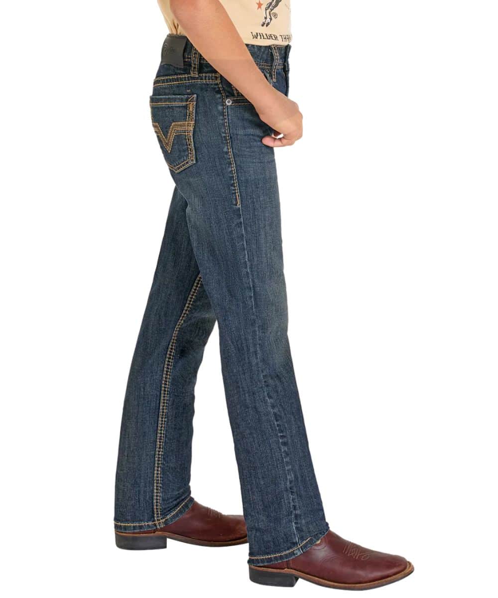 Rock & Roll Denim Boys' Revolver Straight Jean - Image 3