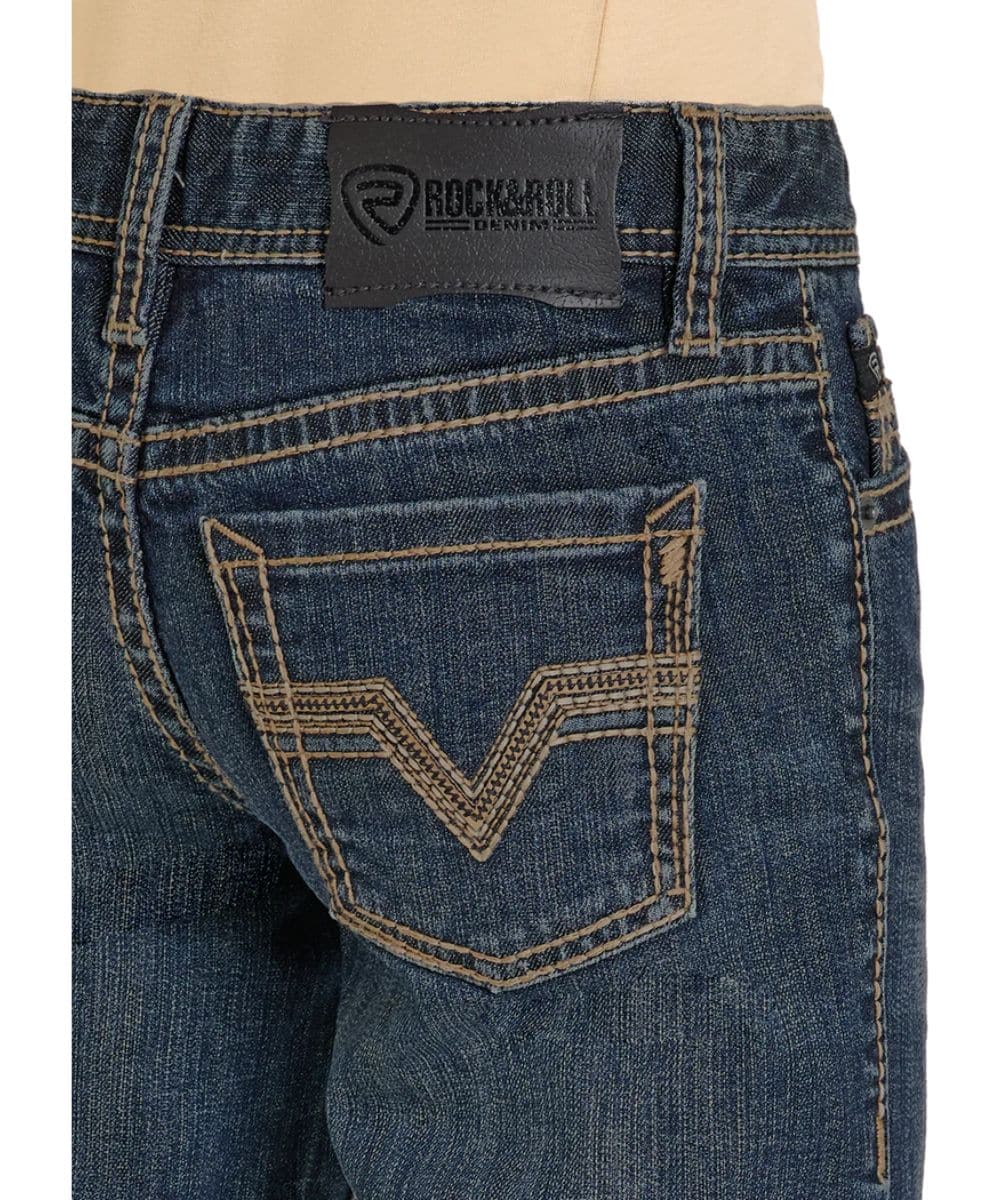 Rock & Roll Denim Boys' Revolver Straight Jean - Image 4