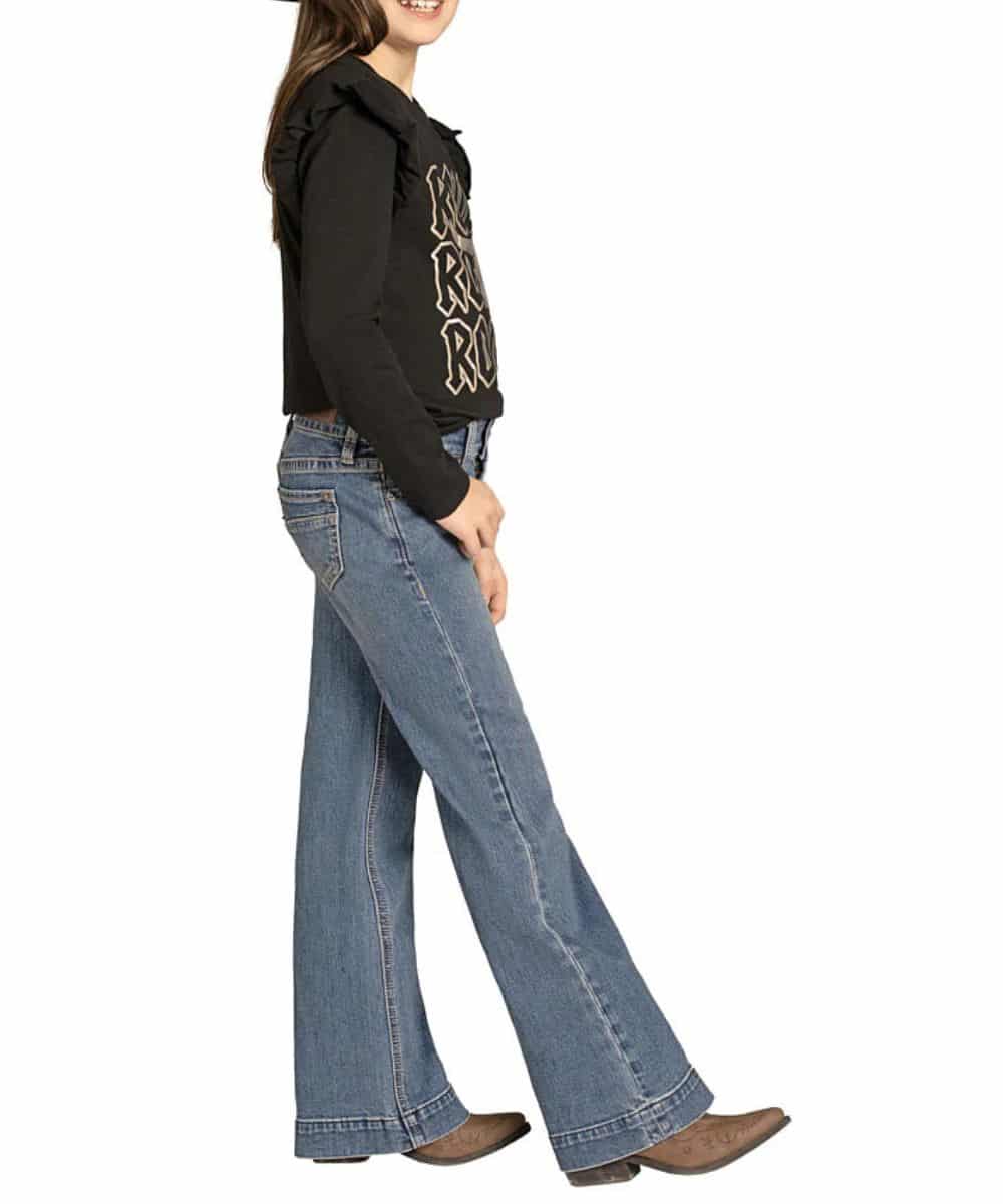 Rock & Roll Denim Girls' Trouser Jean - Image 3
