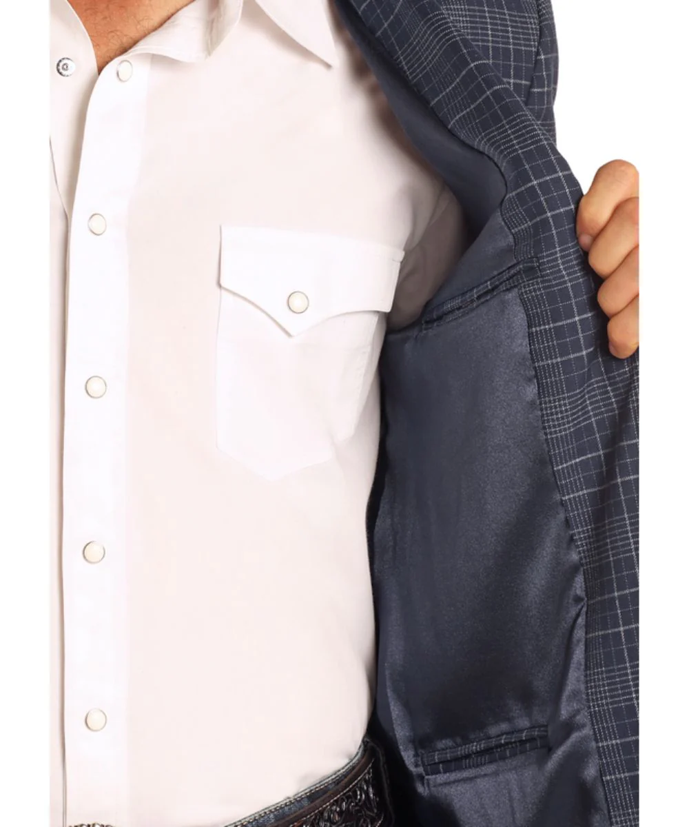 Rock & Roll Cowboy Men's Plaid Sport Coat - Image 2