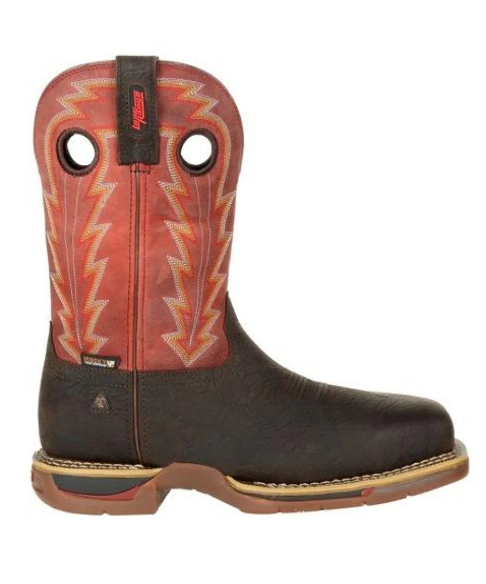 Rocky Men's Long Range Composite Toe Waterproof Western Boot - Image 2