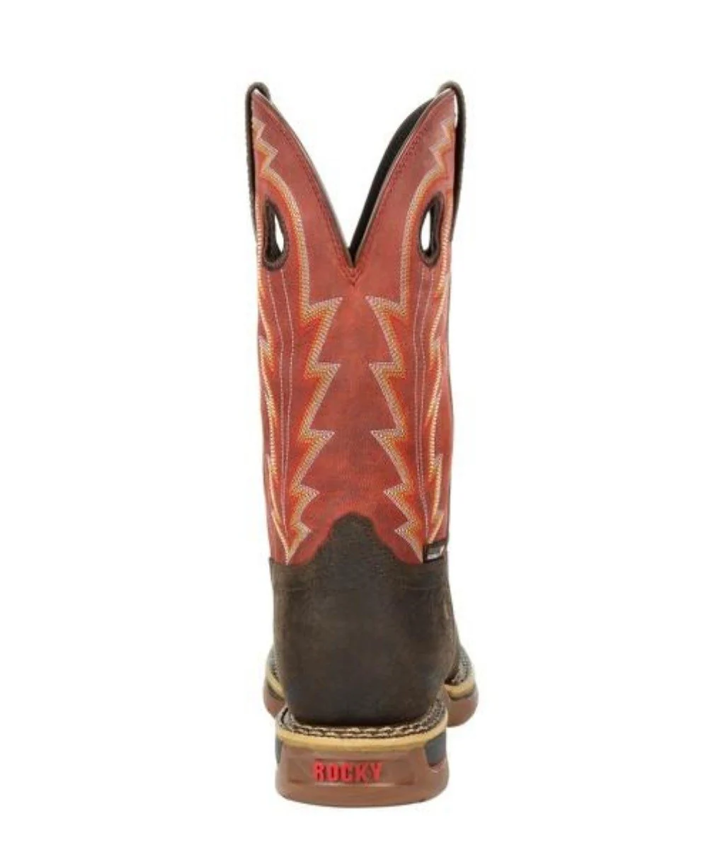 Rocky Men's Long Range Composite Toe Waterproof Western Boot - Image 3