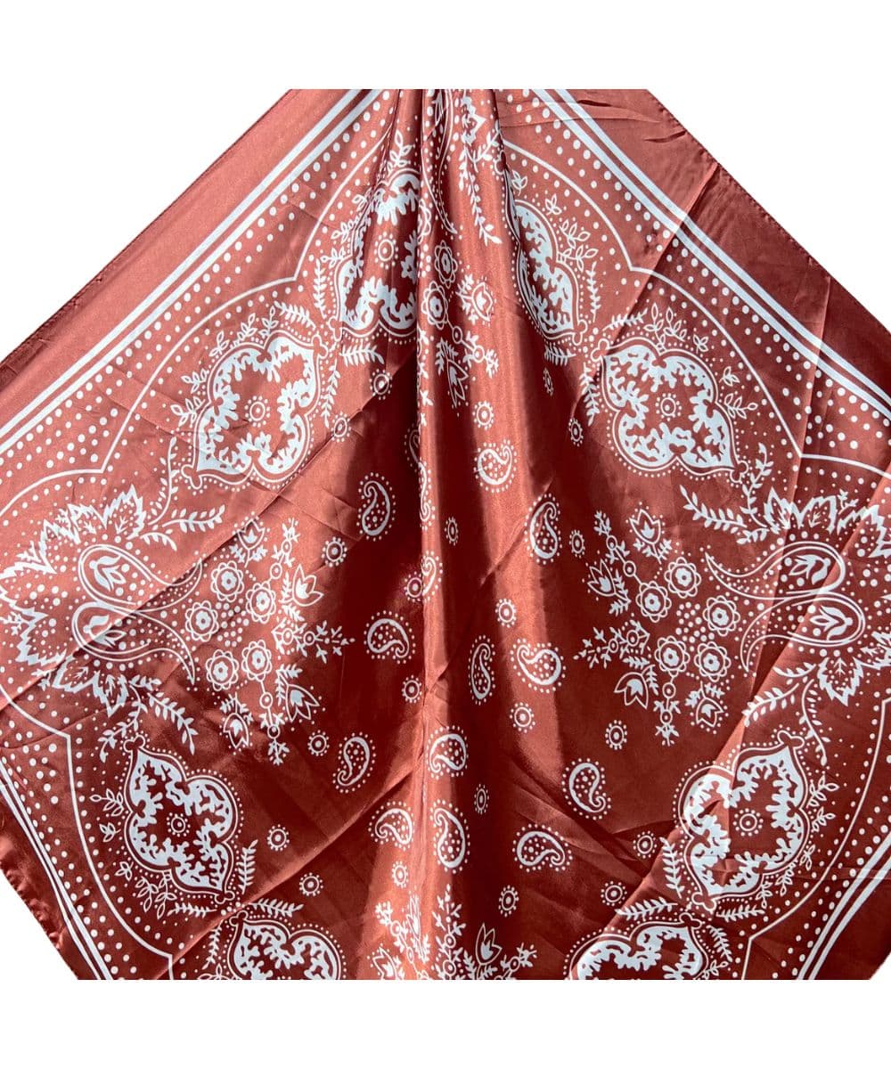 Rodeo Drive Floral Paisley Wild Rag - Image 2